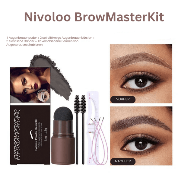 Nivoloo BrowMaster Kit - für makellose Augenbrauen
